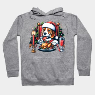 Beagle Dog Christmas Meal Hoodie